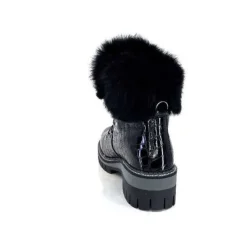 new italia 1915450 Cuir Vernis Coco Noir*Femme Bottines