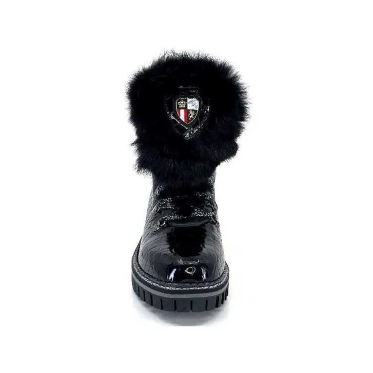 new italia 1915450 Cuir Vernis Coco Noir*Femme Bottines