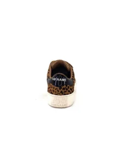 No Name Arcade Straps Side Daim Camel Leo*Femme Baskets