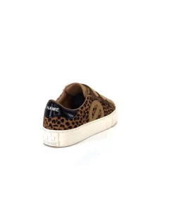 No Name Arcade Straps Side Daim Camel Leo*Femme Baskets