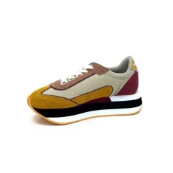 No Name Boom Jogger Daim Moutarde*Femme Baskets