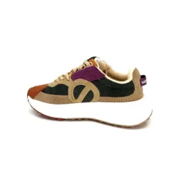 No Name Carter Runner Textile Kaki Noisette*Femme Baskets