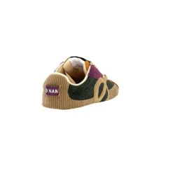 No Name Carter Runner Textile Kaki Noisette*Femme Baskets