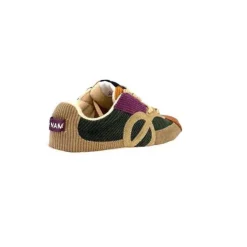 No Name Carter Runner Textile Kaki Noisette*Femme Baskets