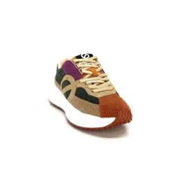 No Name Carter Runner Textile Kaki Noisette*Femme Baskets