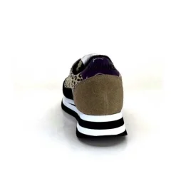 No Name Flex M Jogger Daim Textile Beige Et Noir*Femme Baskets