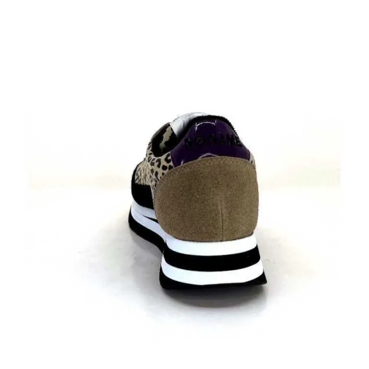 No Name Flex M Jogger Daim Textile Beige Et Noir*Femme Baskets