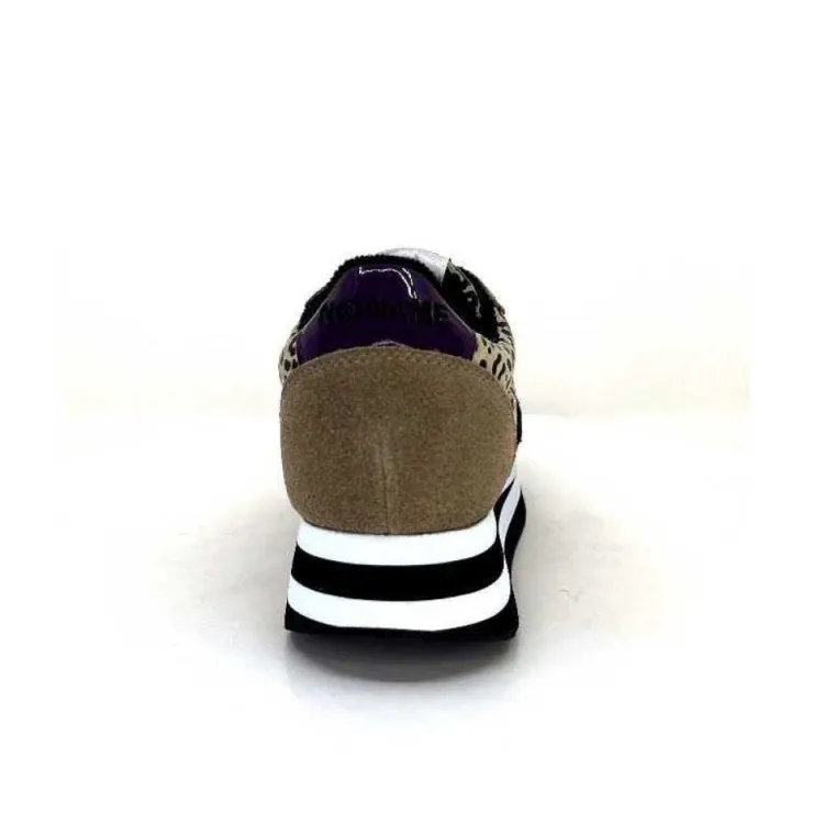 No Name Flex M Jogger Daim Textile Beige Et Noir*Femme Baskets