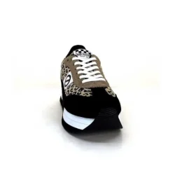 No Name Flex M Jogger Daim Textile Beige Et Noir*Femme Baskets