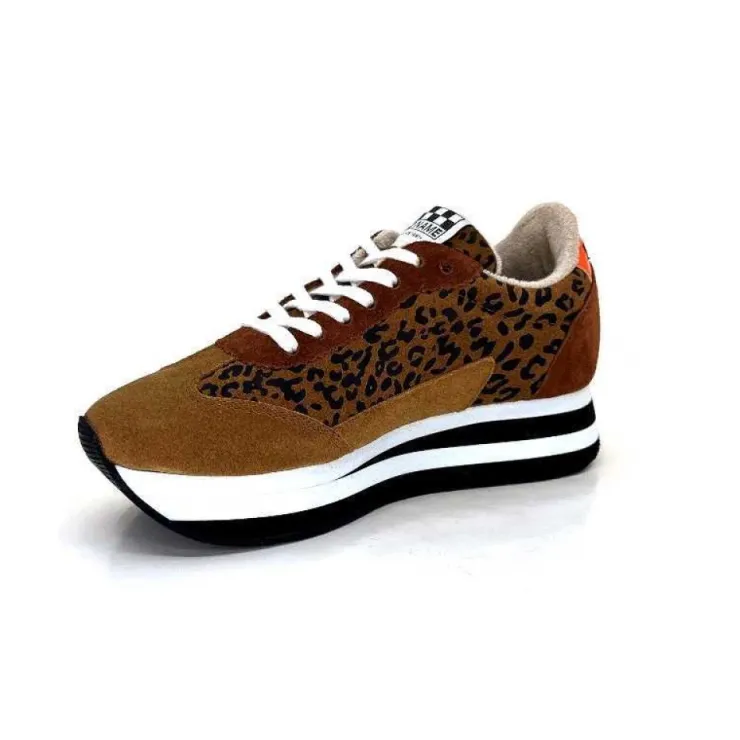 No Name Flex M Jogger Daim Brown*Femme Baskets