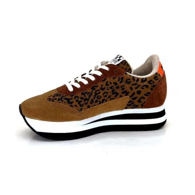 No Name Flex M Jogger Daim Brown*Femme Baskets