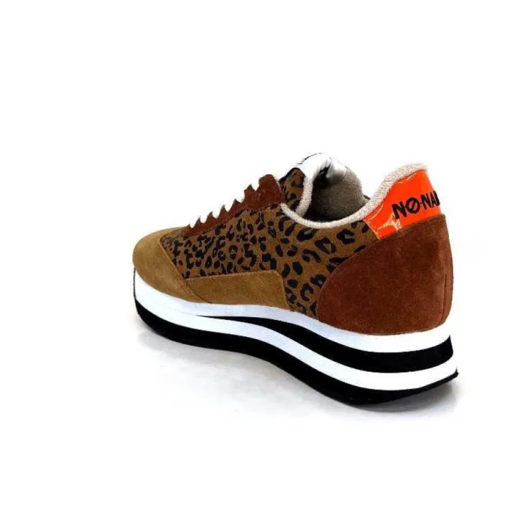No Name Flex M Jogger Daim Brown*Femme Baskets