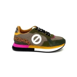 No Name Mia Jogger Olive Taupe Marron*Femme Baskets