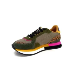 No Name Mia Jogger Olive Taupe Marron*Femme Baskets