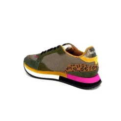 No Name Mia Jogger Olive Taupe Marron*Femme Baskets