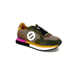 No Name Mia Jogger Olive Taupe Marron*Femme Baskets