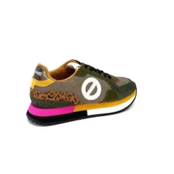 No Name Mia Jogger Olive Taupe Marron*Femme Baskets