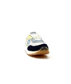 No Name Punky Jogger Daim Bleu Textile Beige*Femme Baskets
