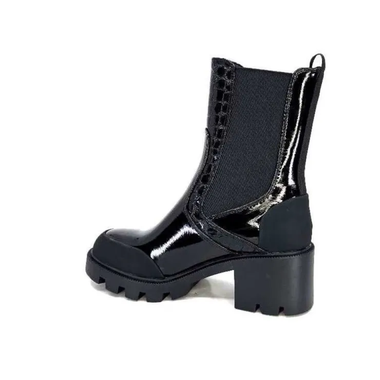 noa harmon 9117 Eros Cuir Vernis Noir*Femme Bottines