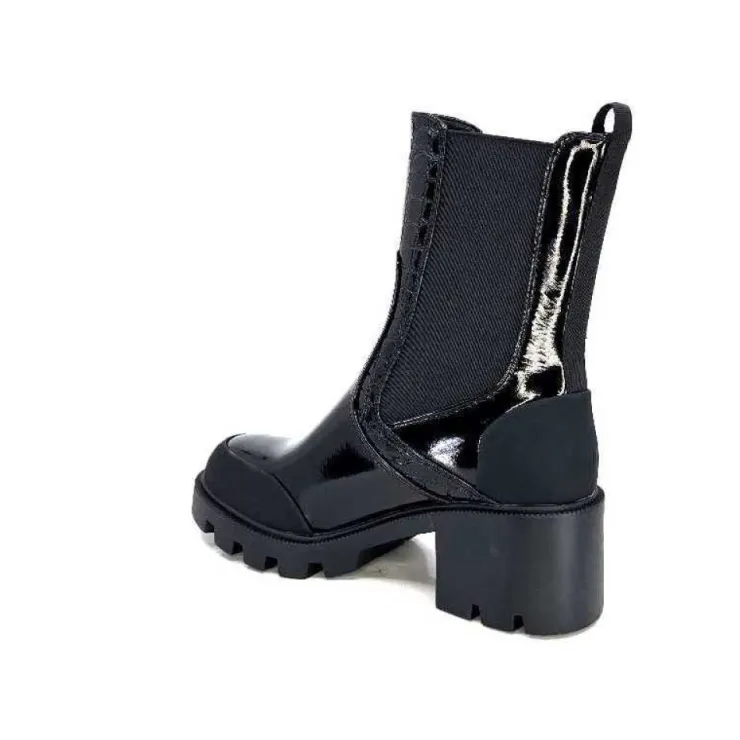 noa harmon 9117 Eros Cuir Vernis Noir*Femme Bottines