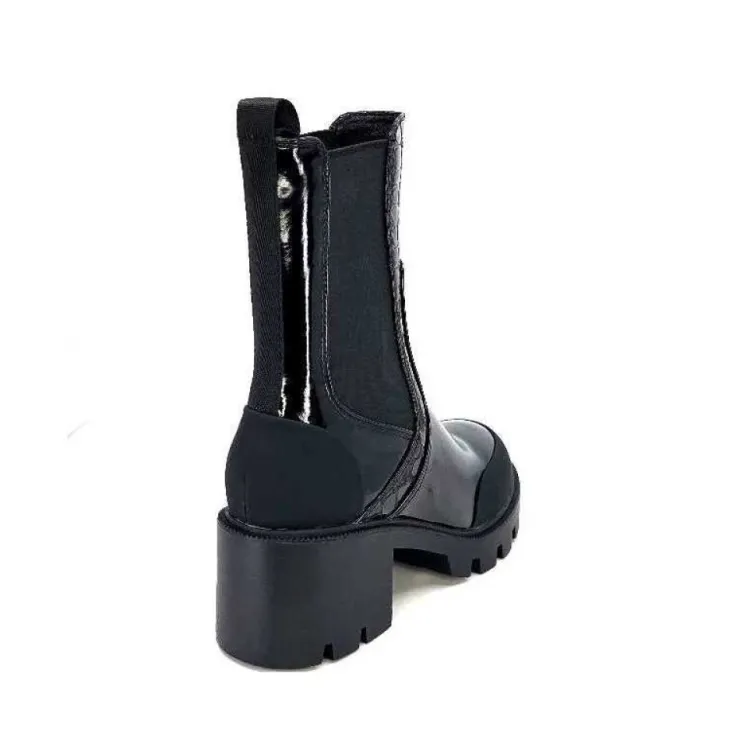 noa harmon 9117 Eros Cuir Vernis Noir*Femme Bottines