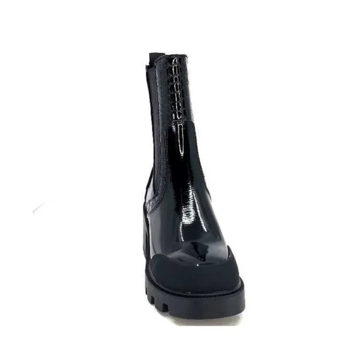 noa harmon 9117 Eros Cuir Vernis Noir*Femme Bottines