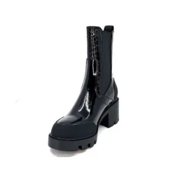 noa harmon 9117 Eros Cuir Vernis Noir*Femme Bottines