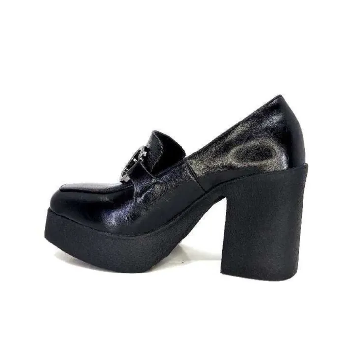 noa harmon 9555 Roco Cuir Noir*Femme Mocassins