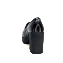 noa harmon 9555 Roco Cuir Noir*Femme Mocassins