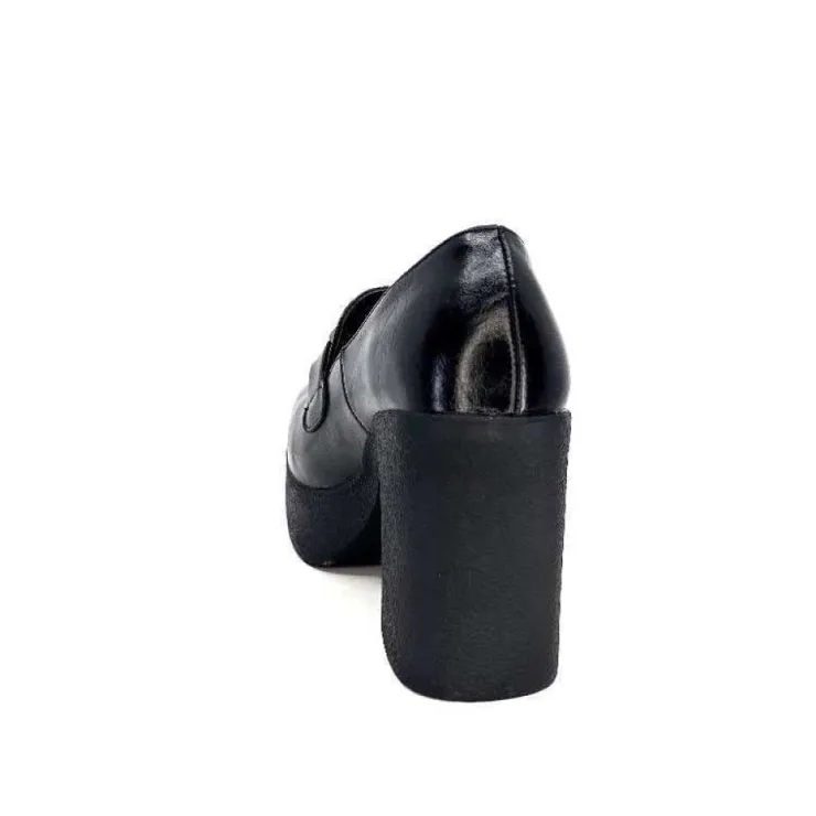 noa harmon 9555 Roco Cuir Noir*Femme Mocassins