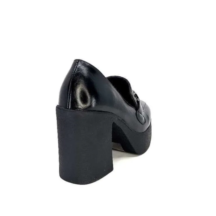noa harmon 9555 Roco Cuir Noir*Femme Mocassins