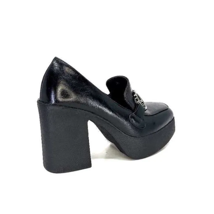 noa harmon 9555 Roco Cuir Noir*Femme Mocassins