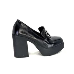 noa harmon 9555 Roco Cuir Noir*Femme Mocassins