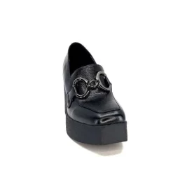 noa harmon 9555 Roco Cuir Noir*Femme Mocassins