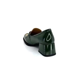 noa harmon 9581-M01 Ben Cuir Vernis Vert*Femme Mocassins