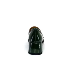 noa harmon 9581-M01 Ben Cuir Vernis Vert*Femme Mocassins