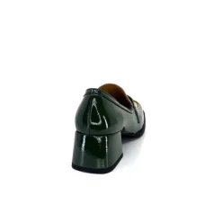noa harmon 9581-M01 Ben Cuir Vernis Vert*Femme Mocassins