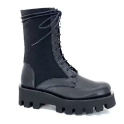 Paloma Barcelo Ahrem Cuir Noir Textile Noir*Femme Bottines