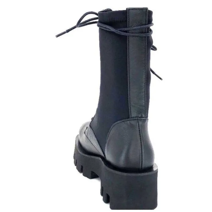 Paloma Barcelo Ahrem Cuir Noir Textile Noir*Femme Bottines