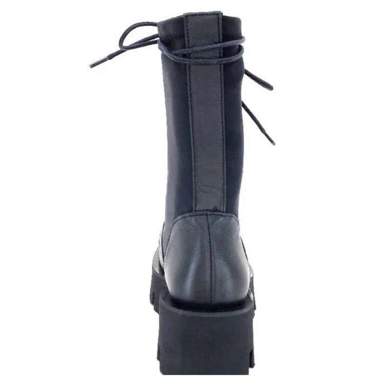 Paloma Barcelo Ahrem Cuir Noir Textile Noir*Femme Bottines