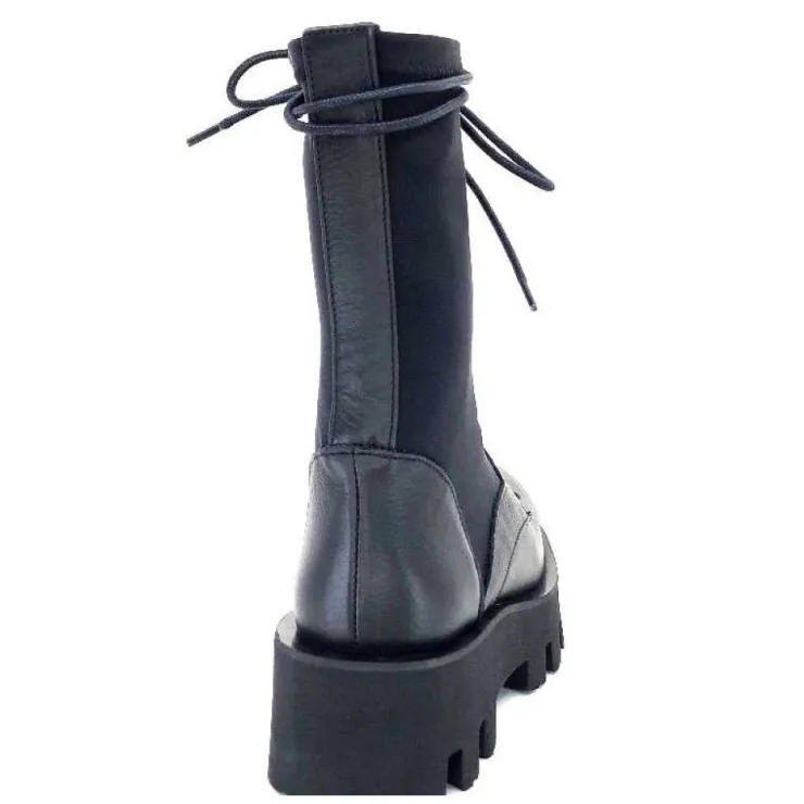 Paloma Barcelo Ahrem Cuir Noir Textile Noir*Femme Bottines