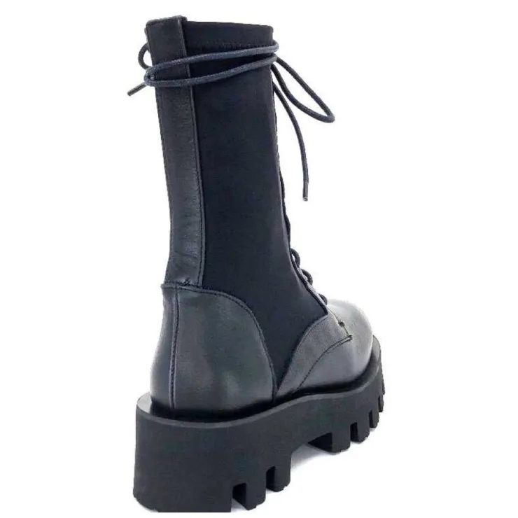 Paloma Barcelo Ahrem Cuir Noir Textile Noir*Femme Bottines