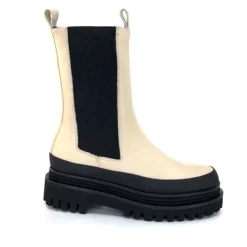 Paloma Barcelo Carmen Cuir Ivory*Femme Bottines