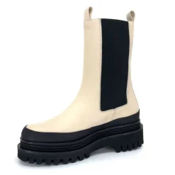 Paloma Barcelo Carmen Cuir Ivory*Femme Bottines