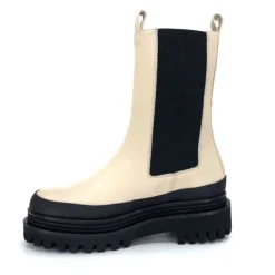 Paloma Barcelo Carmen Cuir Ivory*Femme Bottines