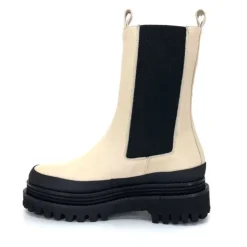 Paloma Barcelo Carmen Cuir Ivory*Femme Bottines