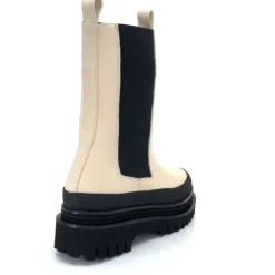 Paloma Barcelo Carmen Cuir Ivory*Femme Bottines