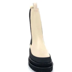 Paloma Barcelo Carmen Cuir Ivory*Femme Bottines