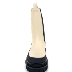 Paloma Barcelo Carmen Cuir Ivory*Femme Bottines