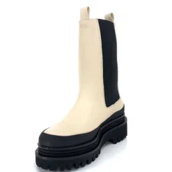 Paloma Barcelo Carmen Cuir Ivory*Femme Bottines
